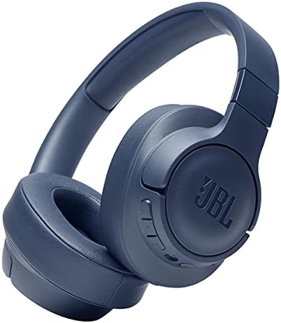 JBL Tune 760NC - Lightweight, Foldable Over-Ear Wireless Headphones with Active Noise Cancellation - Blue (Renewed)