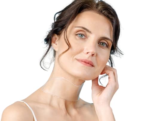 Neck Wrinkle Patches - Advanced Anti Aging Neck Wrinkle Pads for More Visible Skin Firming & Neck Tightening - Overnight Reusable Silicone Wrinkle Patches - Crepe Erase & Neck Lift (2-mo Supply)
