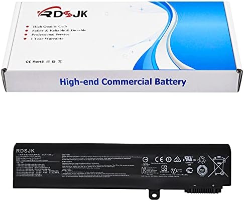 BTY-M6H Laptop Battery for MSI GE72 2QC 2QD GL62 GL62M GL72 GL62-6QD-030FR GL62-6QC MS-16J2 GE62 GE62VR GE63 GE63VR GP62 GP72 GP62MVR GP72MVR GE72VR GE73 GL62VR GL72VR CX62 6QD PE60 PE70 10.86V 51Wh
