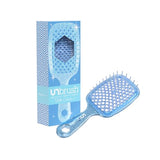 FHI HEAT UNbrush Wet & Dry Vented Detangling Hair Brush, Sapphire Blue