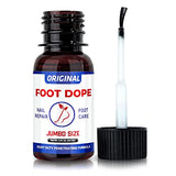 XL FOOT DOPE SNAKEROOT (Ageratina pichinchensis) & TEA TREE - Toenail FungusTreatment - Nail Care and Hardener - Snakeroot Extract,Tea Tree Oil, Oregano Oil, Almond Oil, and Peppermint.