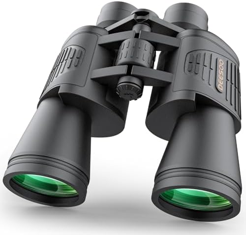 Bird Watching Binoculars for Adults - High Powered Easy Focus Professional Binoculars with Low Light - Deesoo 20x52 Binoculars for Outdoor Sports Travel Hunting