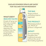 Babo Botanicals Super Shield Mineral Sunscreen Spray SPF 50 - Natural Zinc Oxide & Titanium Dioxide - Extra Sensitive Skin - Water Resistant - Vegan - Fragrance-Free - Air-Powered Spray - For all ages