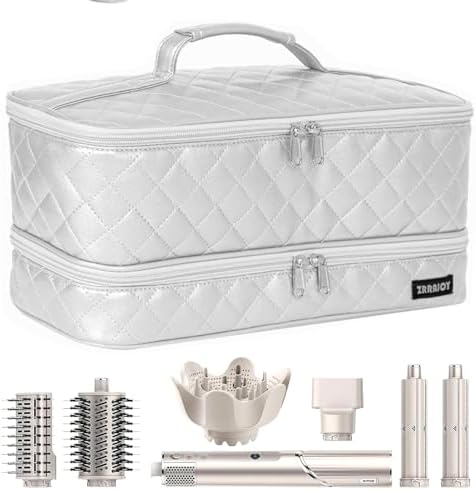 Double Layer Storage Case For Shark Flexstyle, Travel Carrying Case For Shark 430/440 Flexstyle, Organizer Bag For Shark Flexstyle/Dyson Airwrap Styler Attachments
