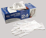 CARA Moisturizing Eczema Cotton Gloves, Large, 24 Pair