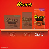 REESE'S Miniatures Milk Chocolate Peanut Butter Cups, Halloween Candy Party Pack, 35.6 oz