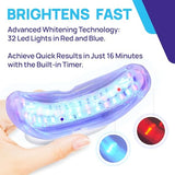 Whitebite Pro Upgraded Teeth Whitening Kit with Pens for Sensitive Teeth: Teeth Whitening LED Light, Mouth Tray, Carbamide Peroxide Whitening Gel - Fast Teeth Whitener and Tooth Stain Remover