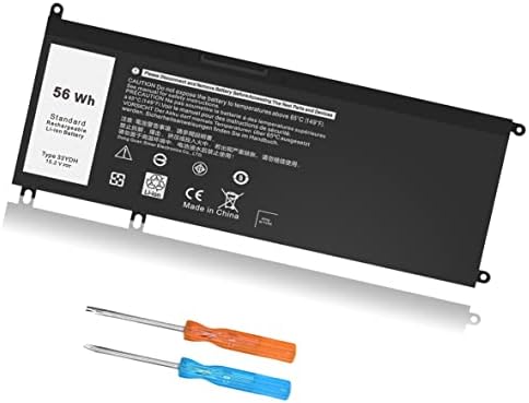 56WH 33YDH Battery Dell for Dell Inspiron 17 7000 7786 7779 7773 7778 G3 3579 3779 G5 5587 G7 7588 15 7577 Latitude 13 3380 14 3490 15 3590 3580 99NF2 PVHT1 P72F P30E 81PF3 081PF3 P30E001