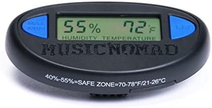 MusicNomad HONE - Guitar Hygrometer - Humidity & Temperature Monitor (MN312)