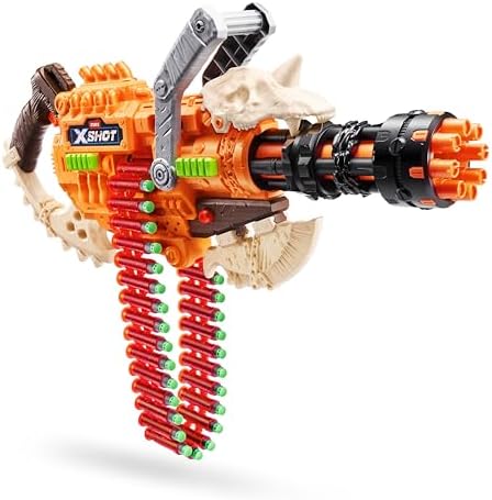 XSHOT Insanity HorrorFire Dread Hammer by Zuru with 48 Darts, Air Pocket Technology Darts and Dart Storage, Outdoor Toy for Boys and Girls, Teens and Adults