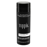 Toppik Hair Building Fibers, White, 27.5g, Fill In Fine or Thinning Hair, Instantly Thicker, Fuller Looking Hair, 9 Shades for Men & Women