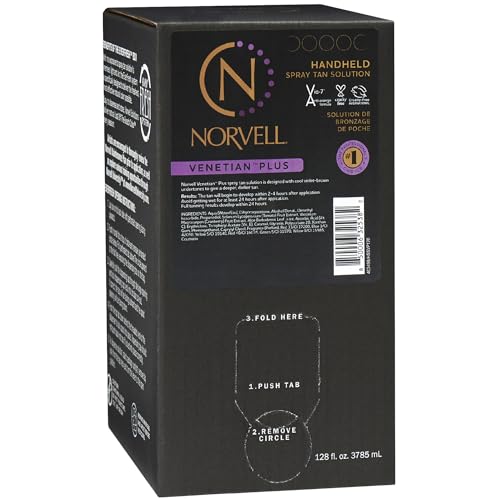 Norvell Premium Sunless Tanning Solution - Venetian Plus, 128 Fl Oz