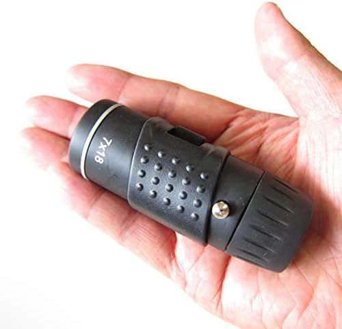 Monocular for Adults and Kids, Mini Pocket Monocular Telescope, Handheld Small Size 7x18 Spotting Monoscope, Tiny Mono with Zoom Focus Portable Scope for Birds Watching Camping