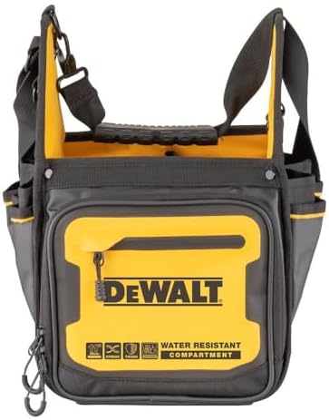 DEWALT Tool Bag, Electrician Tote, Tool Storage and Organization, Durable and Water Resistant, 11 Inch (DWST560105)