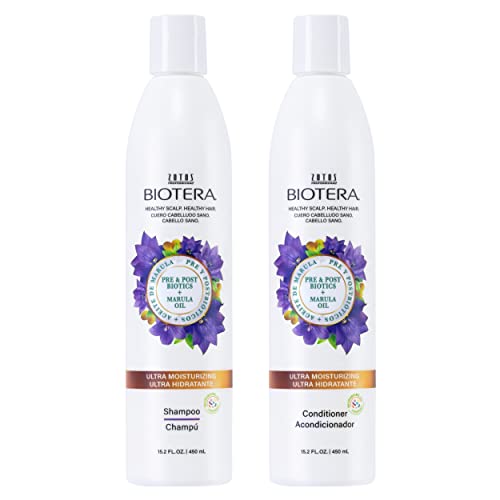Biotera Ultra Moisturizing Shampoo | Hydrates Dry, Damaged, Coarse Hair | Microbiome Friendly | Vegan & Animal Test Free | Paraben & Sulfate Free | Color-Safe