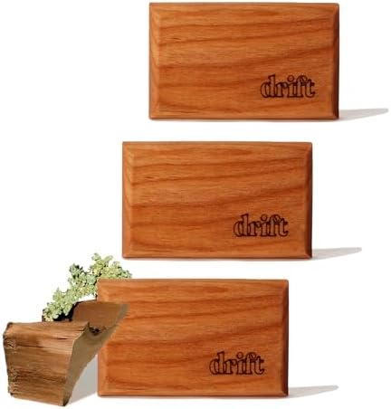 Drift Car Air Freshener - Wood Air Freshener - Car Odor Eliminator - Teak Scent Refill - Pack of 3 - NO CLIP INCLUDED