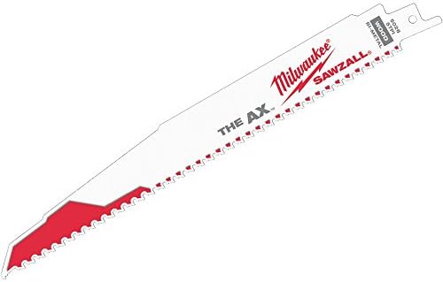 Milwaukee 48-00-5026 The Ax 9-Inch 5 TPI Reciprocating Saw Blades, 5-Pack