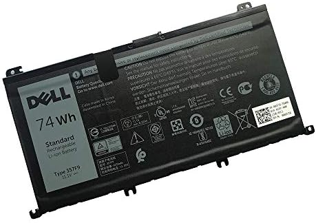 DELL 357F9 74Wh Rechargeable Li-ion Battery For DELL Inspiron 15 5000 Gaming 5576,5577 ,Inspiron 15 7000 Gaming 7557,7559,7566,7567 Laptops ,Alternant Part Number: 357F9 71JF4 0GFJ6 071FJ4 00GFJ6 P65F