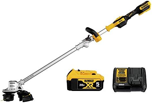 DEWALT 20V MAX* String Trimmer Kit, 5-Ah (DCST922P1)