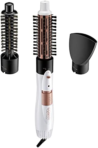 Conair Double Ceramic 3-in-1 Hot Air Brush, Dry as You Style