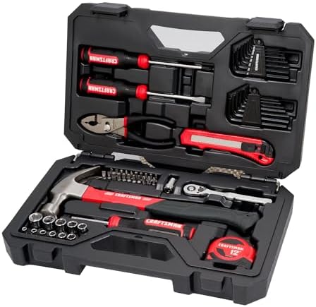 CRAFTSMAN 57 Piece Mechanics Tool Set/Home Tool Set (CMMT99447)