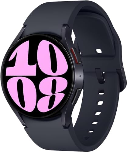 SAMSUNG Galaxy Watch 6 (40mm, WiFi + 4G LTE) 1.3" Super AMOLED Smartwatch GPS Bluetooth, Fully Unlocked w/Sleep Coaching, Water Resistant, BP Monitor R935U (w/Fast Charger Cube, Graphite) (Renewed)