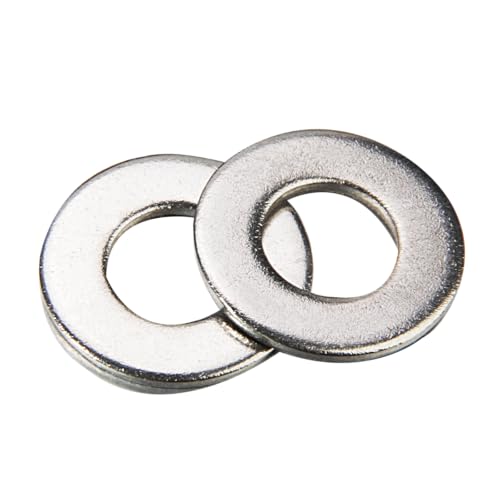 Linkup 150 Pcs 3/8” SAE Flat washers for Screws for Bolts (18-8) 304 Stainless Steel washers Assortment kit,Standard ANSI/ASME B18.22.1 Metal Washers Set
