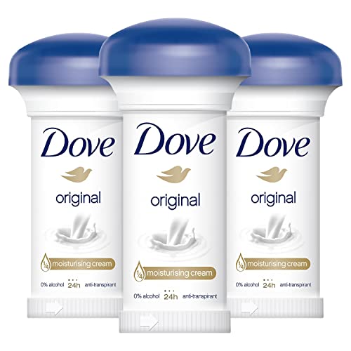 3 x Dove Anti-Perspirant Deodorant Cream 50ml Original