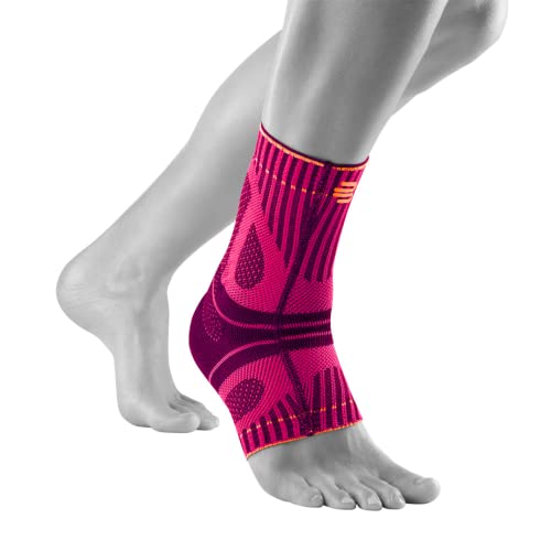 Bauerfeind Sports Achilles Support - Relieves the achilles tendon while running, jumping, and moving - Pink, Medium