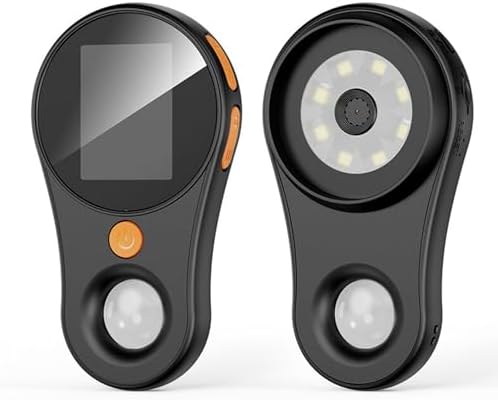 Handheld Digital Microscope, 200w Pixel HD Portable Pocket Microscope with Screen, 500X Magnification Mini Microscope Built-in 8LEDs for Kid Adults School Lab Learning (Black)