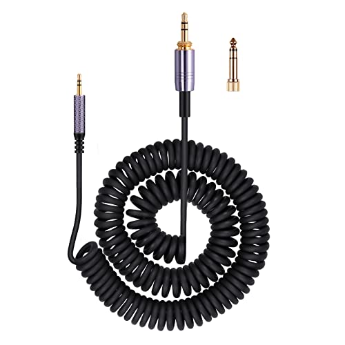 weishan Coiled Audio Cable Compatible with Bose QuietComfort Ultra QC45 / QC35 / QC25 / NC700 Headphones, 2.5mm to 3.5mm(1/8”) Extension Aux Cord 4ft to 14ft