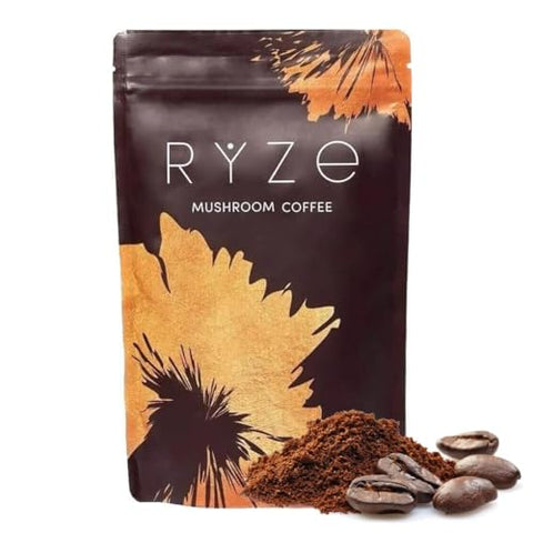 RYZE Mushroom Coffee,Organic Mushroom Coffee,Mushroom Coffee(1PACK)