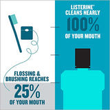 Listerine Cool Mint Mouthwash, Kills 99.9% of Germs That Cause Bad Breath, Plaque and Gingivitis, Antiseptic, Cool Mint Flavor, 1 L (Pack of 2)