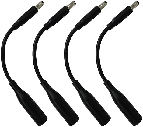 4Pcs DC Power Charger Converter Adapter Cable 7.4mm To 4.5mm for Dell Laptop Power Adapter Small Tips US