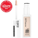 Maybelline Super Stay Liquid Concealer Makeup, Full Coverage Concealer, Up to 30 Hour Wear, Transfer Resistant, Natural Matte Finish, Oil-free, Available in 16 Shades, 10, 1 Count