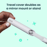 Quip Sonic Toothbrush for Adults - Timed Electric Toothbrush with Cover - Replaceable Brush Head, Soft Bristles, Metal Handle, 3 Month Battery Life - Travel Toothbrush - Copper