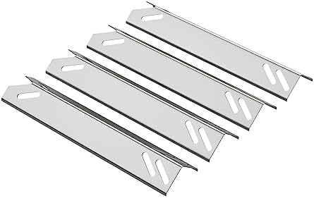 SafBbcue Heat Plates Replacement for Cuisinart GAS9456AS GAS9456ASO Grill Replacement Parts, Expert Grill BG2824BP BG2824BN XG16-096-034-00, Member's Mark GAS0565AS GAS056ASO Grill Accessories