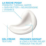 La Roche-Posay Toleriane Dermallergo Night Cream for Face Intense Soothing Moisturizer with Vitamin E, Allergy Tested, for Sensitive Skin, Formerly Toleriane Ultra Night