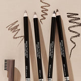 Rimmel London Brow This Way Professional Eyebrow Pencil, Long-Wearing, Highly-Pigmented, Built-In Brush, 002, Hazel, 0.05oz