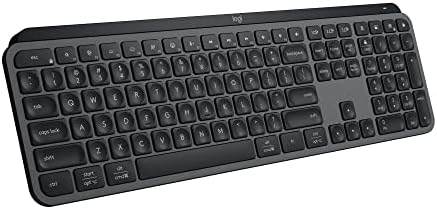 Logitech MX Keys S Wireless Keyboard, Low Profile, Quiet Typing, Backlighting, Bluetooth, USB C Rechargeable - Graphite (Renewed)