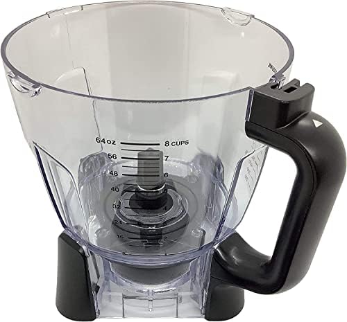 Ninja Replacement 64oz (8 Cup) Food Processor Bowl Only for BL680 BL680A BL681A BL682 BN801 BN805 BL910 Auto-iQ Duo Blender, Read