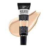 IT Cosmetics Bye Bye Under Eye Full Coverage Concealer - for Dark Circles, Fine Lines, Redness & Discoloration - Waterproof - Natural Finish – 11.0 Light Nude (N), 0.4 fl oz