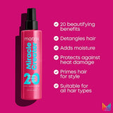 Matrix Miracle Creator Leave-In Conditioner Spray | Moisturize, Detangle, and Control Frizz | Heat Protectant | All Hair Types | Sulfate Free | Adds Shine & Helps Prevent Breakage | 6.8 Fl. Oz.