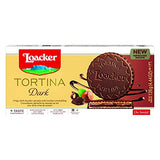 Loacker Tortina Biscuits, Dark Chocolate Hazelnut Flavour, Box of Chocolate Biscuits, Classic Italian Biscuits, All Natural Ingredients,125 g (Pack of 1)