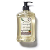 A LA MAISON Liquid Soap, Almond - Uses: Hand and Body, Triple Milled, Essential Oils, Biodegradable, Plant Based, Vegan, Cruelty-Free, Alcohol & Paraben Free (16.9 oz, 3 Pack)