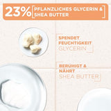 Mixa Shea nährende Creme, für Gesicht, Körper & Hände mit 20% pflanzlichem Glycerin & Sheabutter für sehr trockene Haut, für die ganze Familie, pflegend & feuchtigkeitsspendend Shea Ultra Soft, 400ml