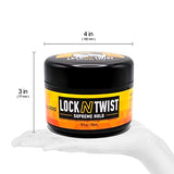 AllDay Locks Lock N Twist | Locking Gel, Re-Twist Locks, Supreme Hold | Smooths & Tames Frizz, Flake Free, Soft Finish | 10 oz