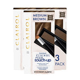 Clairol Root Touch-Up Temporary Concealing Powder, Medium Brown Hair Color, Pack of 3