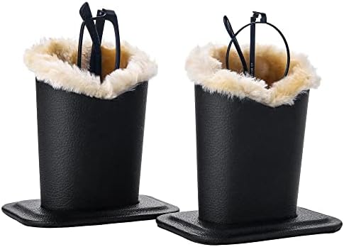 Eyeglass Holder Stand, Modern Velvet Plush Lined PU Leather Eyeglasses Glasses Holder Case