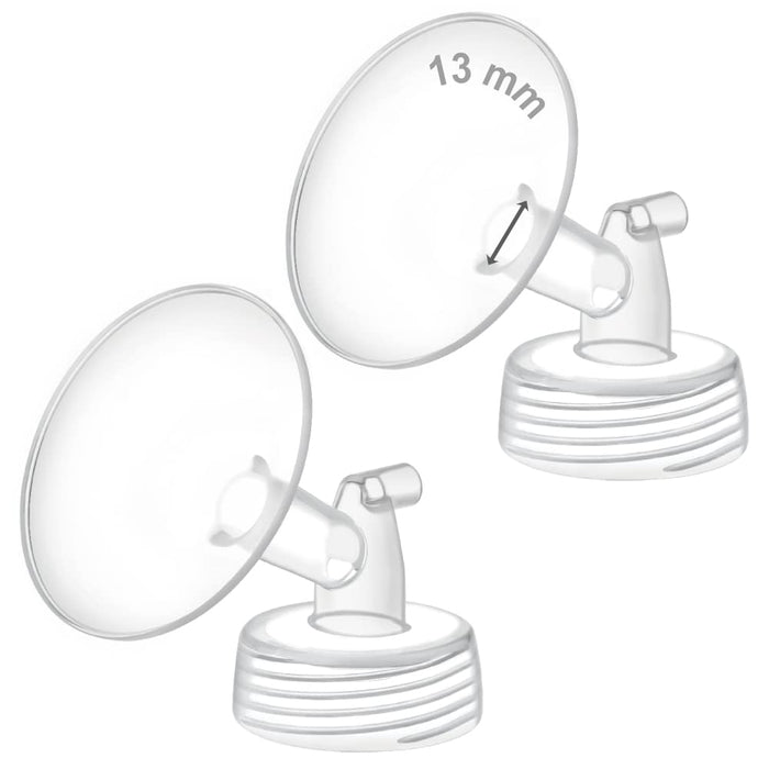Maymom Wide Neck Pump Part for Spectra S1/S2 Pumps; Incl Wide Mouth Flange; Not Original Spectra Flange; Replaces Spectra Shield